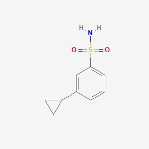 molecular formula C9H11NO2S B11716567 3-Cyclopropylbenzenesulfonamide 