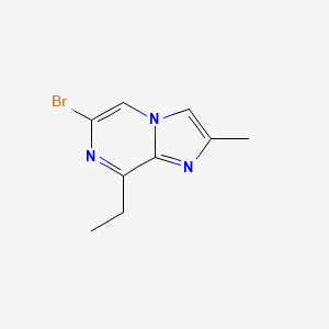 6-Bromo-8-ethyl-2-methylimidazo[1,2-A]pyrazine