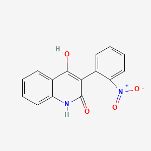 2-hydroxy-3-(2-nitrophenyl)-1H-quinolin-4-one