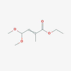 Ethyl 4,4-Dimethoxy-2-methyl-2-butenoate