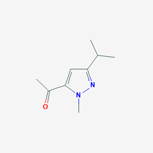 1-[1-Methyl-3-(propan-2-yl)-1H-pyrazol-5-yl]ethan-1-one