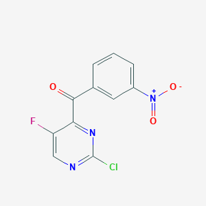 (2-chloro-5-fluoro-4-pyrimidinyl)(3-nitrophenyl)Methanone