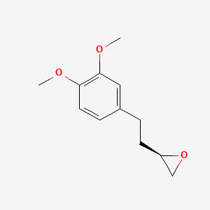 (2R)-2-[2-(3,4-dimethoxyphenyl)ethyl]oxirane