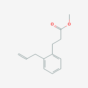 molecular formula C13H16O2 B11716700 Methyl 3-(2-Allylphenyl)propanoate 