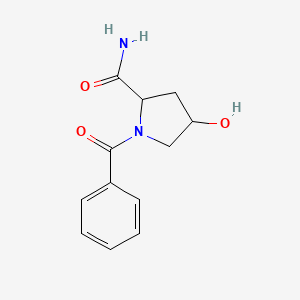 1-Benzoyl-4-hydroxypyrrolidine-2-carboxamide