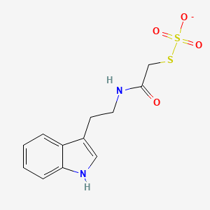 [({[2-(1H-Indol-3-YL)ethyl]carbamoyl}methyl)sulfanyl]sulfonate