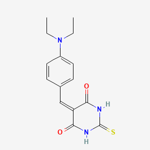 5-(4-(Diethylamino)benzylidene)-2-thioxodihydropyrimidine-4,6(1H,5H)-dione