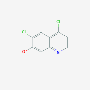 molecular formula C10H7Cl2NO B11716744 4,6-Dichloro-7-methoxyquinoline 