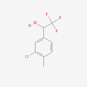 1-(3-Chloro-4-methylphenyl)-2,2,2-trifluoroethan-1-ol