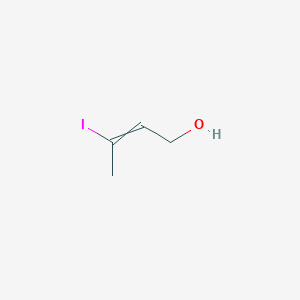 molecular formula C4H7IO B11716759 3-iodobut-2-en-1-ol 