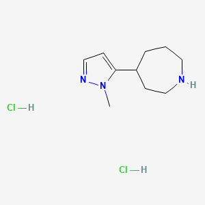 4-(1-methyl-1H-pyrazol-5-yl)azepane dihydrochloride