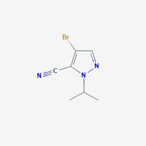 4-Bromo-1-(propan-2-yl)-1H-pyrazole-5-carbonitrile