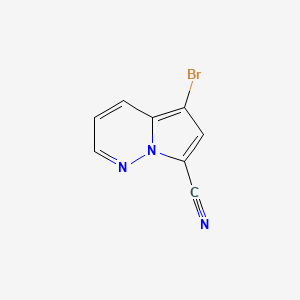 5-Bromopyrrolo[1,2-b]pyridazine-7-carbonitrile