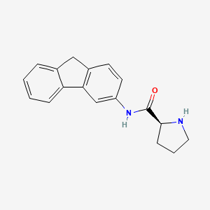 (2S)-N-(9H-fluoren-3-yl)pyrrolidine-2-carboxamide