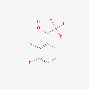 2,2,2-Trifluoro-1-(3-fluoro-2-methylphenyl)ethan-1-ol