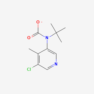 N-tert-butyl-N-(5-chloro-4-methylpyridin-3-yl)carbamate