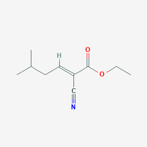 molecular formula C10H15NO2 B11716877 (E)-Ethyl 2-Cyano-5-methyl-2-hexenoate 