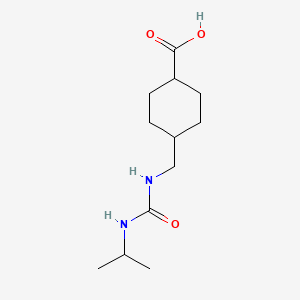 (1r,4r)-4-((3-Isopropylureido)methyl)cyclohexanecarboxylic acid