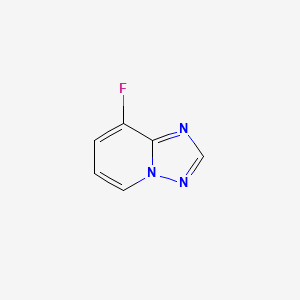 molecular formula C6H4FN3 B11716895 8-Fluoro-[1,2,4]triazolo[1,5-a]pyridine 