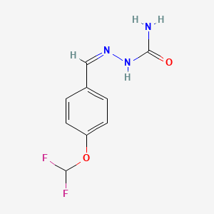 [(E)-{[4-(difluoromethoxy)phenyl]methylidene}amino]urea