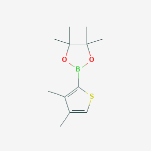 molecular formula C12H19BO2S B11716953 2-(3,4-Dimethylthiophen-2-YL)-4,4,5,5-tetramethyl-1,3,2-dioxaborolane 