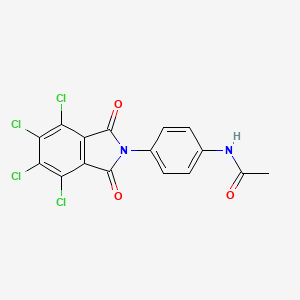 N-[4-(4,5,6,7-tetrachloro-1,3-dioxoisoindol-2-yl)phenyl]acetamide