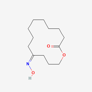 molecular formula C13H23NO3 B11716983 (11E)-11-(Hydroxyimino)-1-oxacyclotetradecan-2-one 