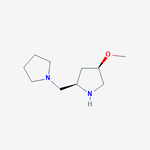 (2R,4R)-4-methoxy-2-[(pyrrolidin-1-yl)methyl]pyrrolidine