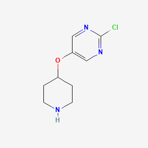 2-Chloro-5-(piperidin-4-yloxy)pyrimidine