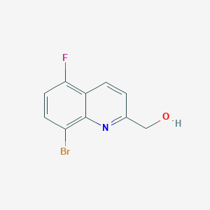 (8-Bromo-5-fluoroquinolin-2-yl)methanol