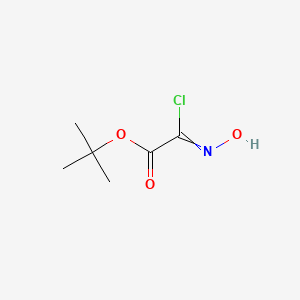 molecular formula C6H10ClNO3 B11717035 Tert-butyl 2-chloro-2-(hydroxyimino)acetate 