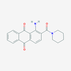 1-Amino-2-(piperidin-1-ylcarbonyl)anthracene-9,10-dione