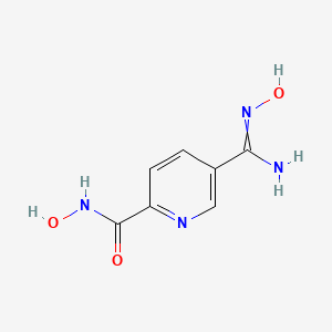 N-hydroxy-5-(N'-hydroxycarbamimidoyl)pyridine-2-carboxamide