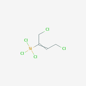 molecular formula C4H5Cl5Si B1171708 Trichloro(1,4-dichlorobut-2-en-2-yl)silane CAS No. 1586-88-5