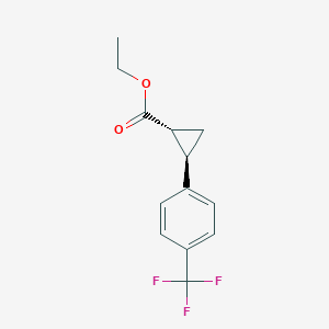 Ethyl (1R,2R)-2-[4-(Trifluoromethyl)phenyl]cyclopropanecarboxylate