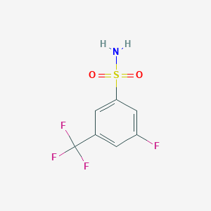 3-Fluoro-5-(trifluoromethyl)benzene-1-sulfonamide