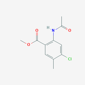 Methyl 2-acetamido-4-chloro-5-methylbenzoate