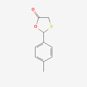 molecular formula C10H10O2S B1171715 2-(4-Methylphenyl)-1,3-oxathiolan-5-one 