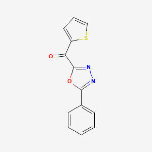 molecular formula C13H8N2O2S B1171717 2-(2-Thienylcarbonyl)-5-phenyl-1,3,4-oxadiazole 
