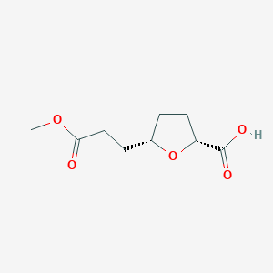 (2R,5S)-5-(3-methoxy-3-oxopropyl)oxolane-2-carboxylic acid