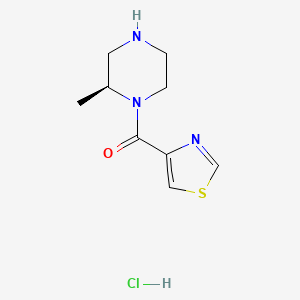 (2S)-2-methyl-1-(1,3-thiazole-4-carbonyl)piperazine hydrochloride