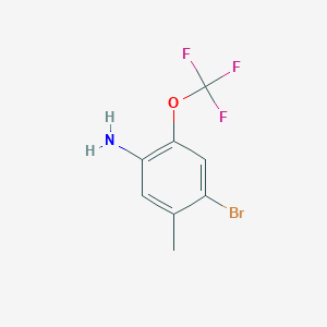 4-Bromo-5-methyl-2-(trifluoromethoxy)aniline