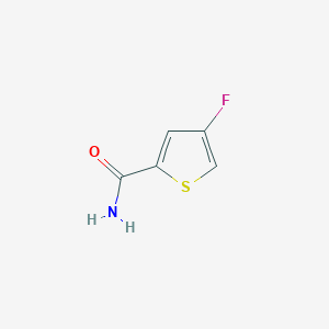 molecular formula C5H4FNOS B11717261 4-Fluorothiophene-2-carboxamide 