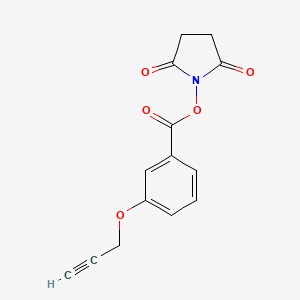 2,5-Dioxopyrrolidin-1-yl 3-(prop-2-yn-1-yloxy)benzoate