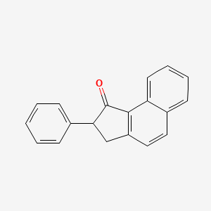 molecular formula C19H14O B11717308 2-phenyl-2,3-dihydro-1H-cyclopenta[a]naphthalen-1-one 