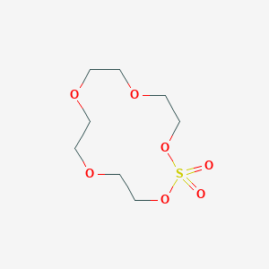 molecular formula C8H16O7S B11717309 1,3,6,9,12-Pentaoxa-2-thiacyclotetradecane 2,2-dioxide CAS No. 1574267-61-0