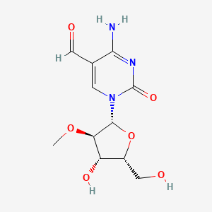 4-amino-1-[(2R,3R,4S,5R)-4-hydroxy-5-(hydroxymethyl)-3-methoxyoxolan-2-yl]-2-oxo-1,2-dihydropyrimidine-5-carbaldehyde