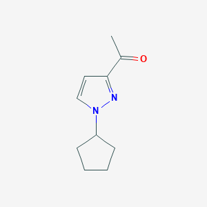 1-(1-Cyclopentyl-1H-pyrazol-3-yl)ethanone