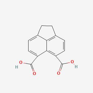 molecular formula C14H10O4 B11717409 5,6-Acenaphthenedicarboxylic acid CAS No. 5698-99-7