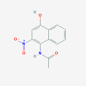 N-(4-hydroxy-2-nitronaphthalen-1-yl)acetamide